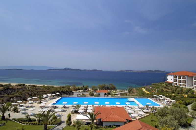 Akrathos Beach Hotel Ouranoupoli Exteriör bild