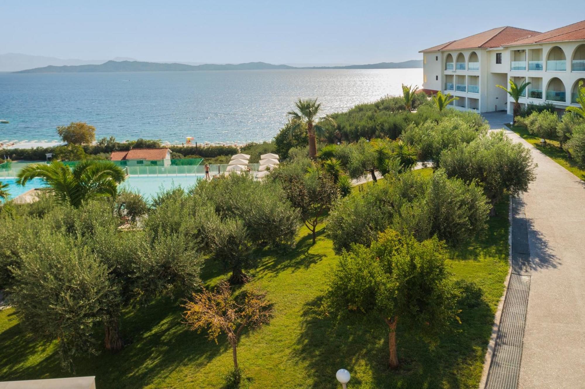 Akrathos Beach Hotel Ouranoupoli Exteriör bild