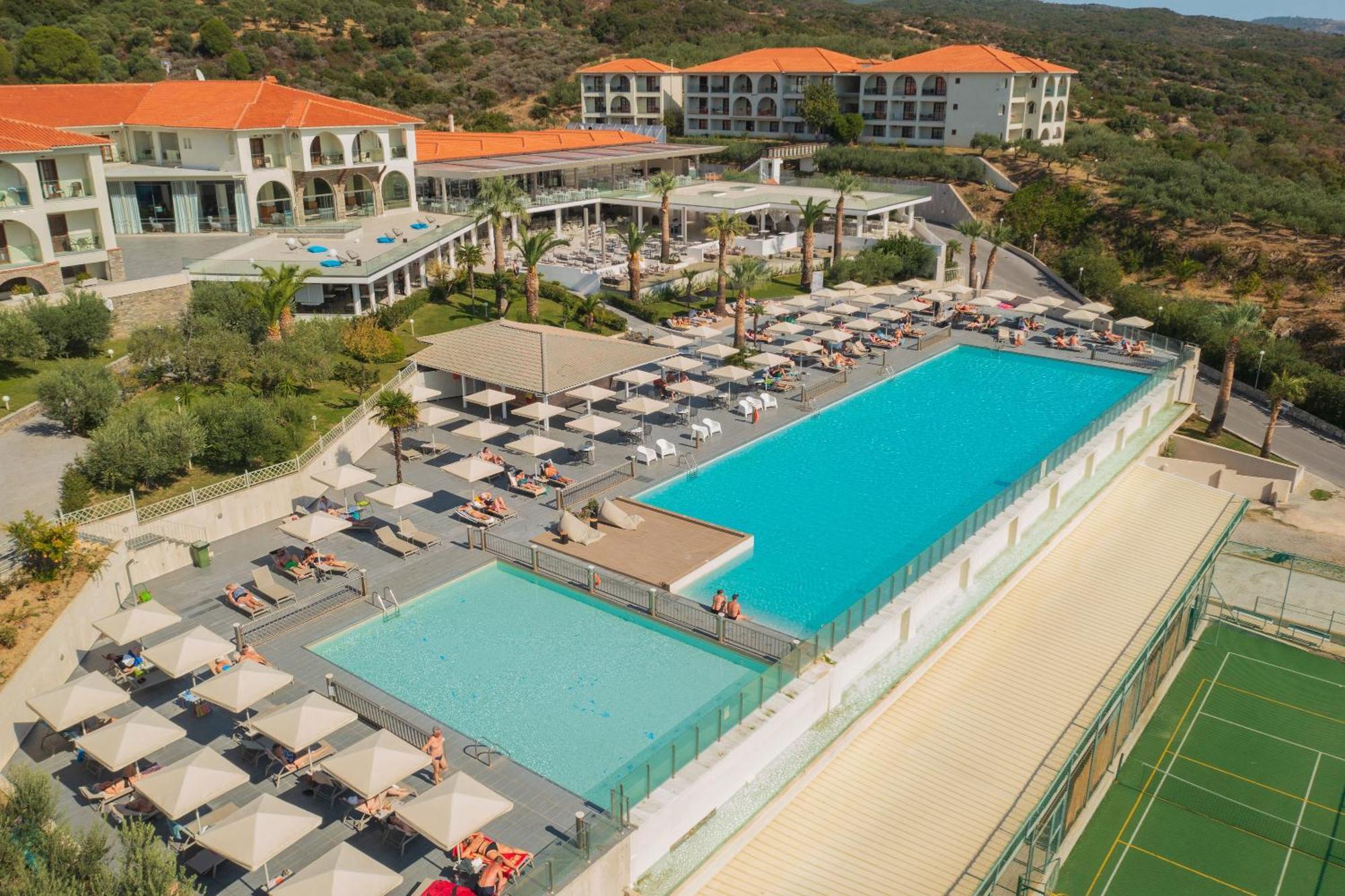 Akrathos Beach Hotel Ouranoupoli Exteriör bild