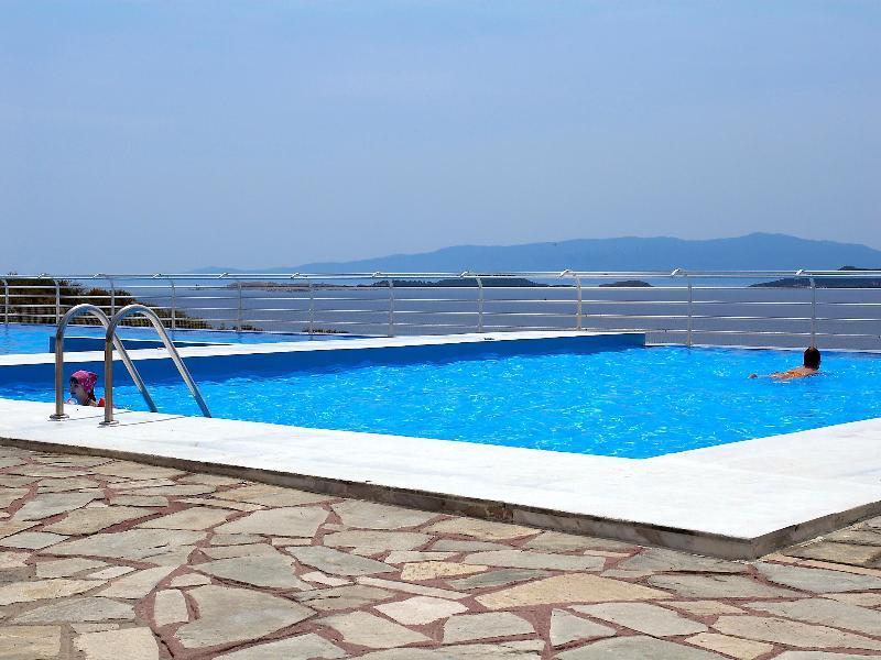 Akrathos Beach Hotel Ouranoupoli Exteriör bild