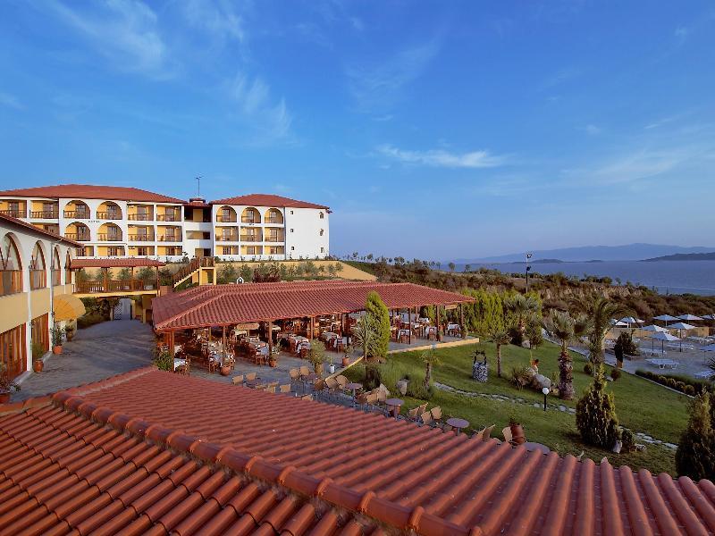 Akrathos Beach Hotel Ouranoupoli Exteriör bild