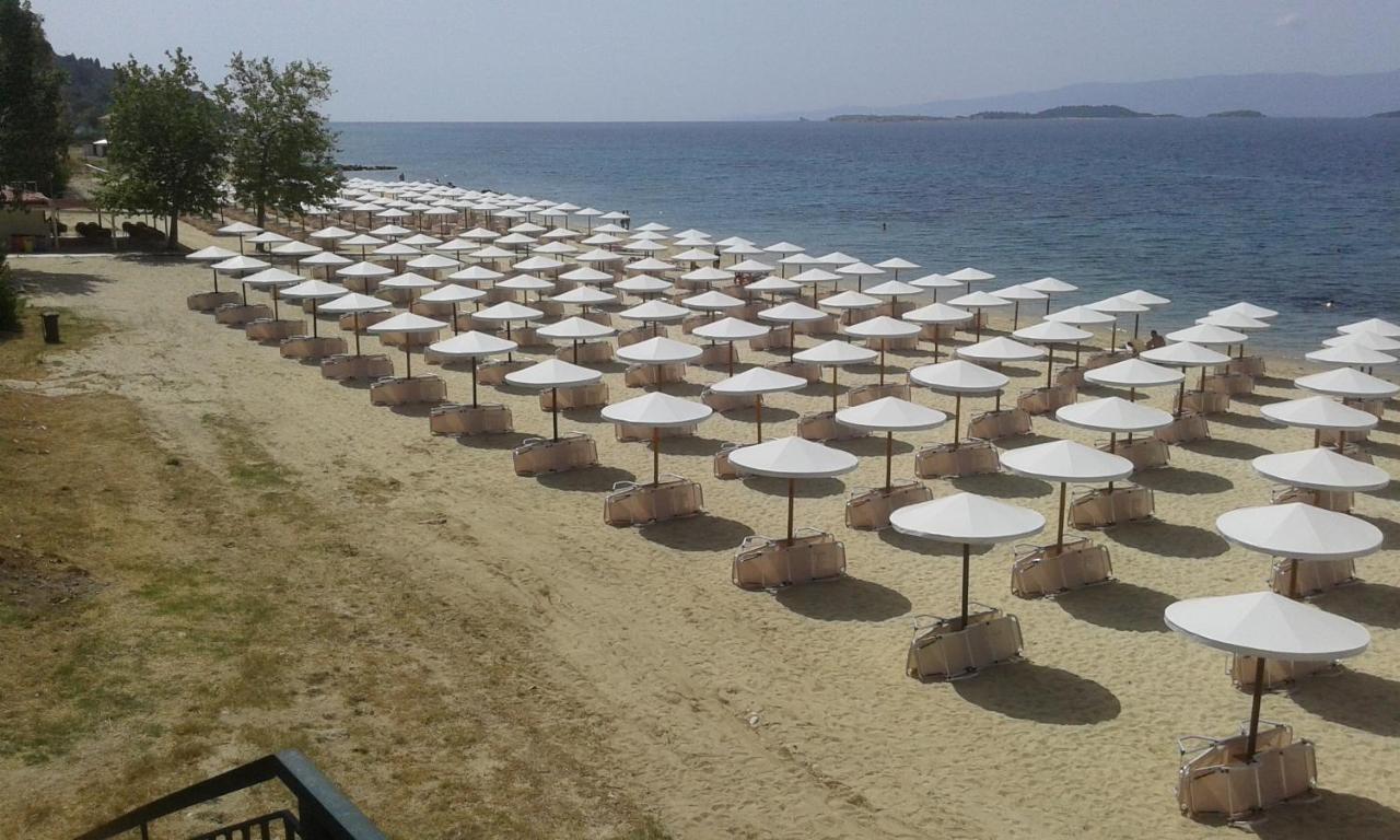 Akrathos Beach Hotel Ouranoupoli Exteriör bild